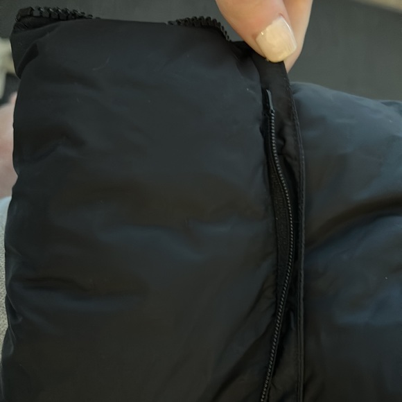 ADD Down Puffer Jacket Italy Raccoon Fur Hooded Color: Black -size 14Y/S - Picture 14 of 16